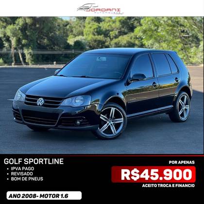VOLKSWAGEN GOLF 1.6 MI SPORTLINE 8V FLEX 4P MANUAL